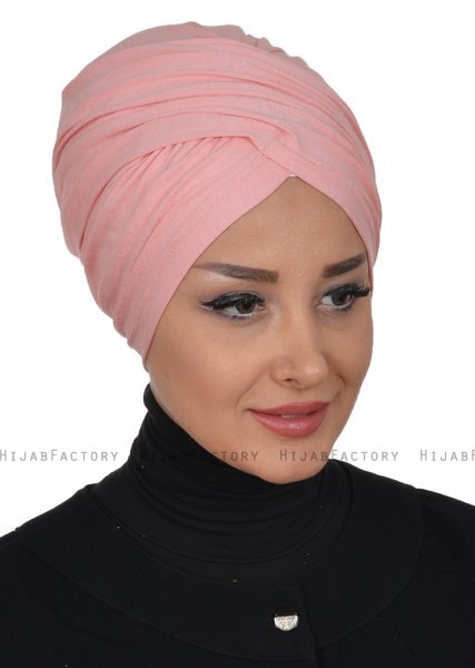 Fiona - Dusty Pink Turban - Ayse Turban