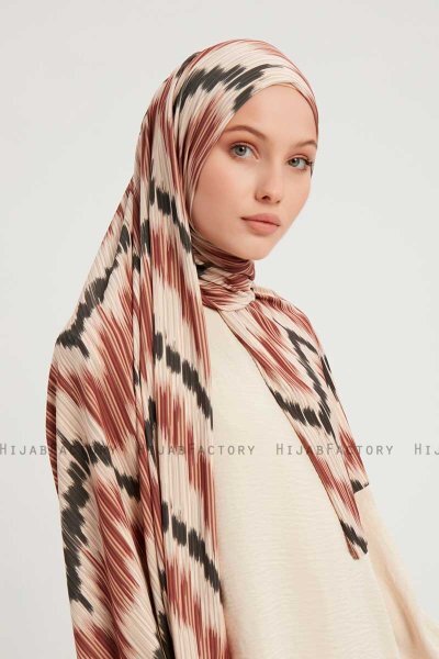 Tansu - Cinnamon Patterned Hijab
