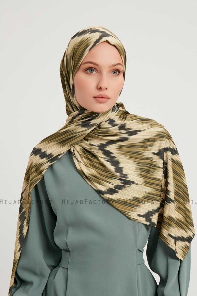 Tansu - Green Patterned Hijab