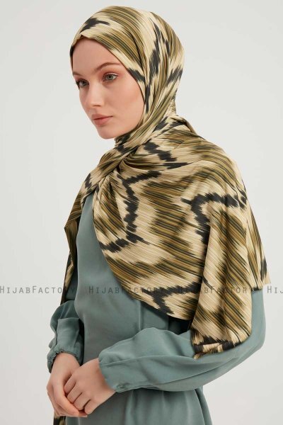Tansu - Green Patterned Hijab