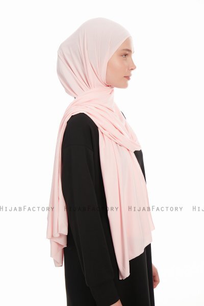 Farah - Pink Jersey Hijab