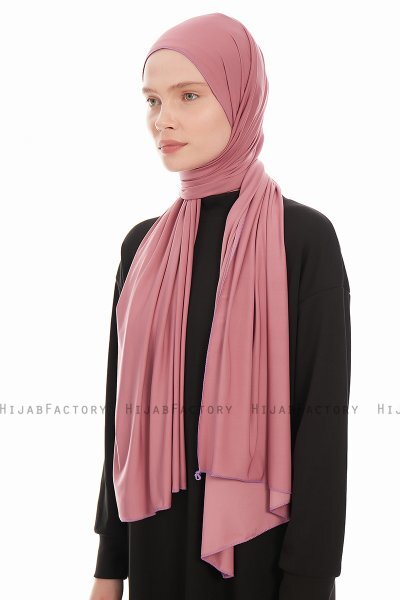 Farah - Soft Pink Jersey Hijab