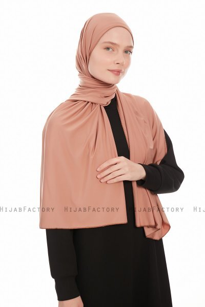 Farah - Cocoa Jersey Hijab
