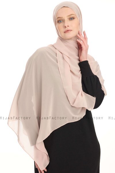 Chiffon Hijab - Nude