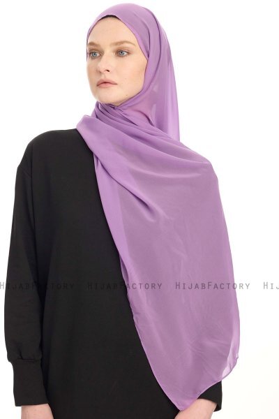Chiffon Hijab - Light Purple