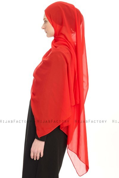 Chiffon Hijab - Red