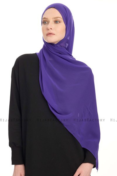 Chiffon Hijab - Purple