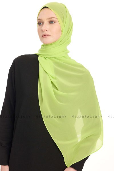 Chiffon Hijab - Light Green