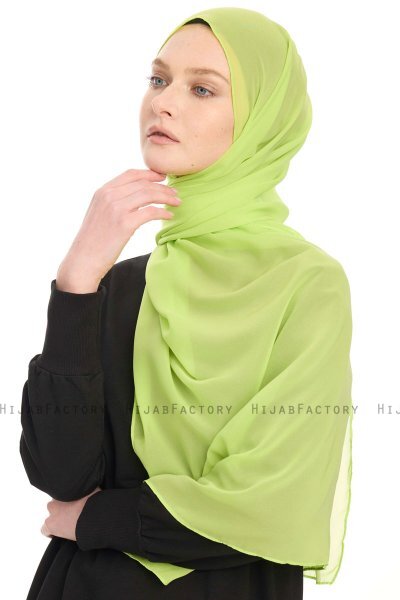 Chiffon Hijab - Light Green