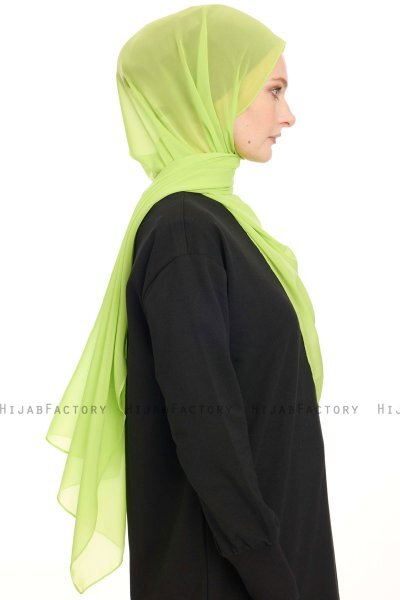Chiffon Hijab - Light Green