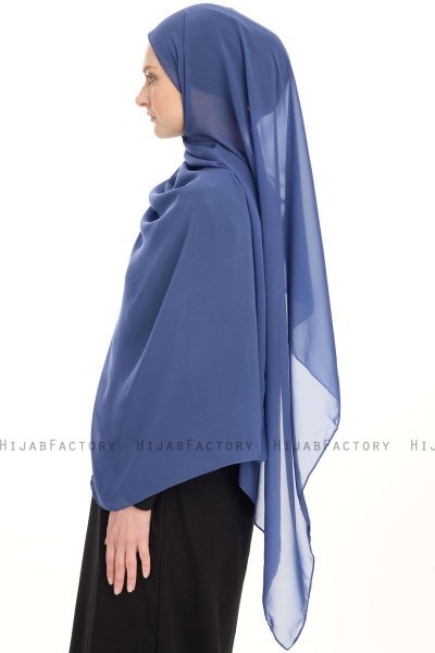 Chiffon Hijab - Indigo