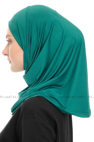 Yazmin - Dark Green Amira Hijab Ready To Wear