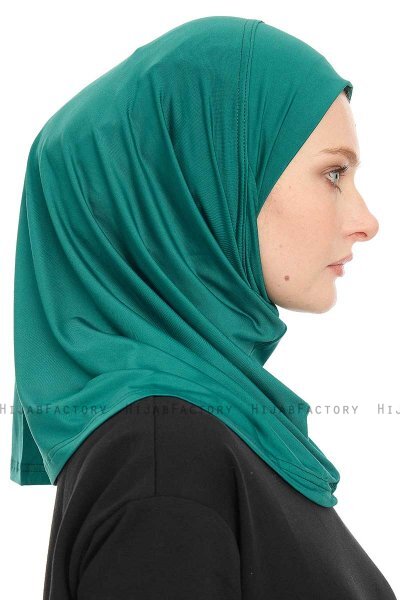 Yazmin - Dark Green Amira Hijab Ready To Wear