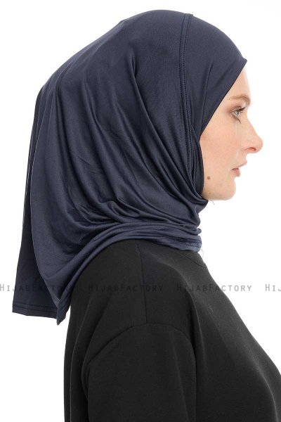 Yazmin - Navy Blue Amira Hijab Ready To Wear
