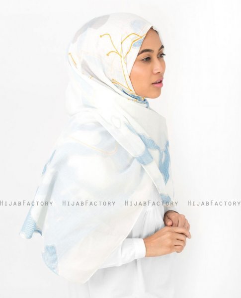 Abra Vit Viskos Hijab - Silk Route 5A403d