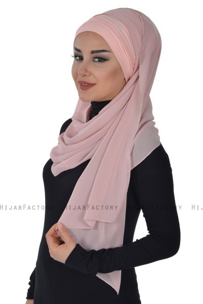 Alva - Dusty Pink Practical Hijab & Underscarf