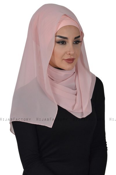 Alva - Dusty Pink Practical Hijab & Underscarf