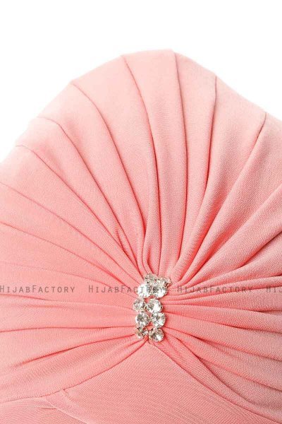 Arwa - Raspberry Crepe Chiffon Turban - Sehr-i Sal