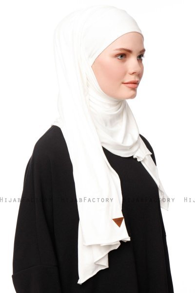 Asya - Creme Practical Viskos Hijab