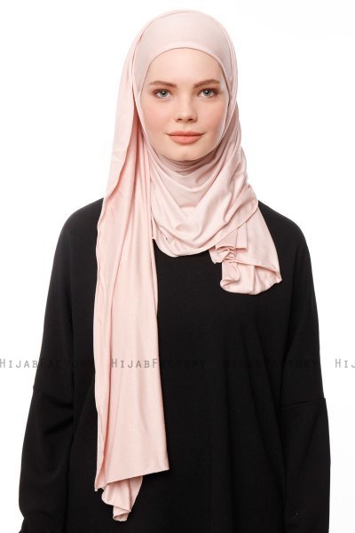 Asya - Dusty Pink Practical Viskos Hijab