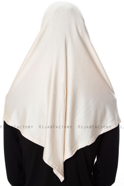Ava - Light Beige One-Piece Al Amira Hijab - Ecardin
