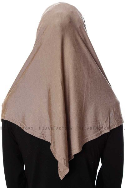 Ava - Dark Taupe One-Piece Al Amira Hijab - Ecardin
