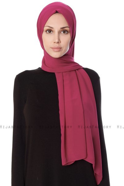 Ayla - Cerise Chiffon Hijab