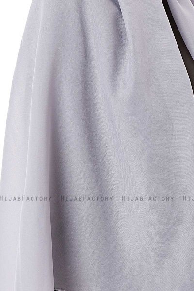 Ayla - Grey Chiffon Hijab
