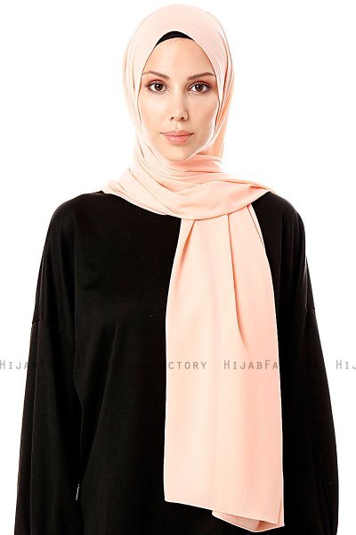 Ayla - Salmon Chiffon Hijab