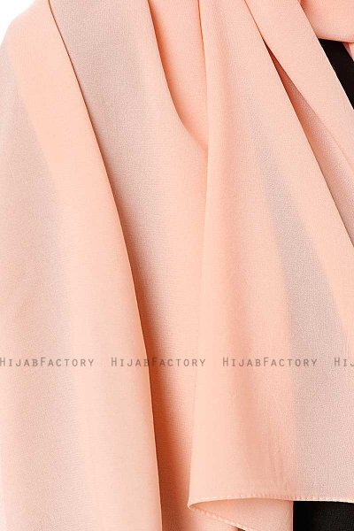 Ayla - Salmon Chiffon Hijab