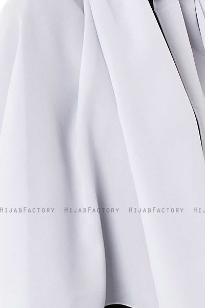 Ayla - Light Grey Chiffon Hijab