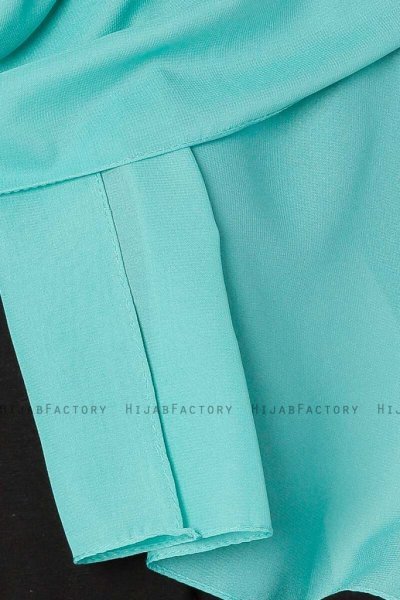 Ayla Mintgrön Chiffon Hijab Sjal 300411e