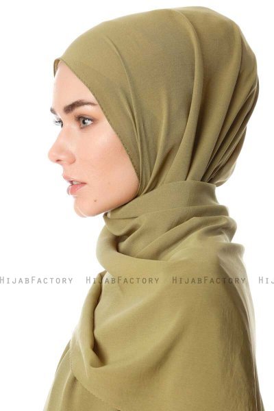 Ayla - Olive Chiffon Hijab