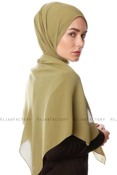 Ayla - Olive Chiffon Hijab