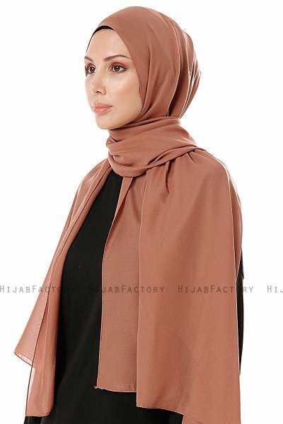 Ayla - Taupe Chiffon Hijab
