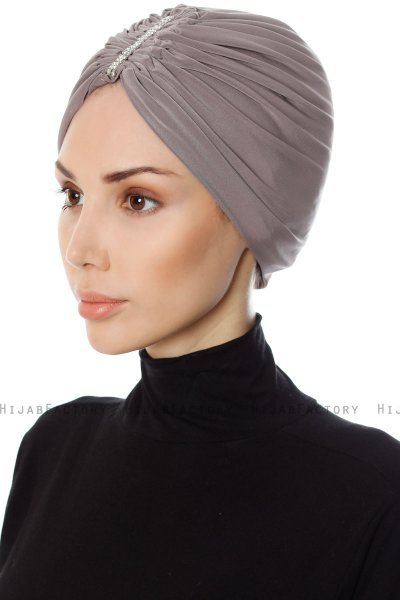 Aynur - Taupe Turban