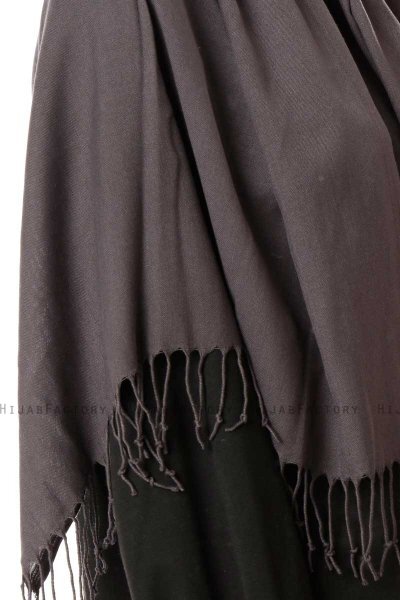 Aysel - Anthracite Pashmina Hijab - Gülsoy
