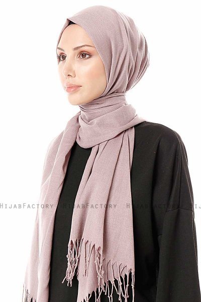 Aysel - Purple Pashmina Hijab - Gülsoy