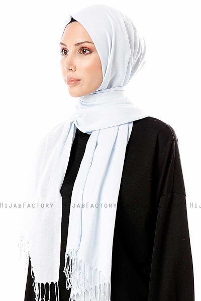Aysel - Light Blue Pashmina Hijab - Gülsoy