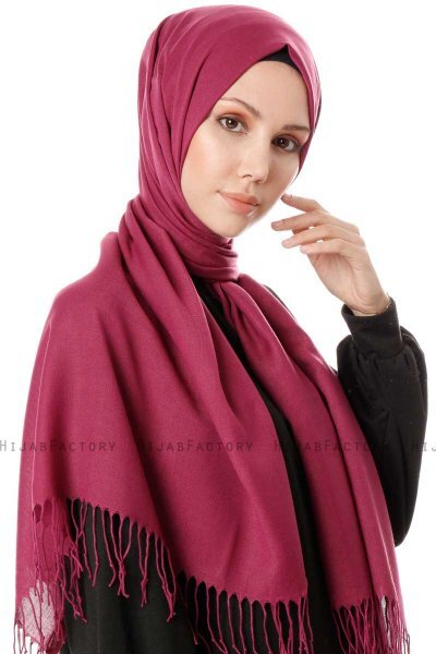 Aysel - Dark Purple Pashmina Hijab - Gülsoy