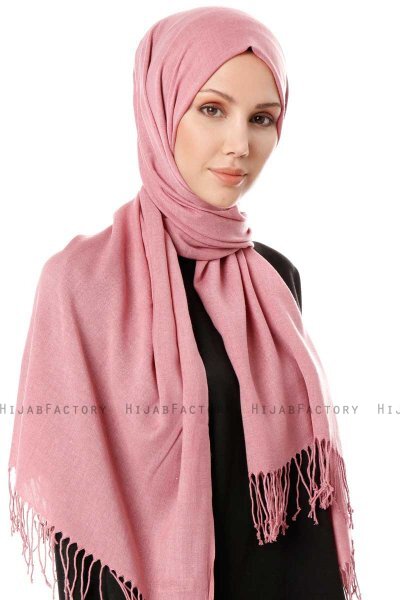 Aysel - Dark Pink Pashmina Hijab - Gülsoy