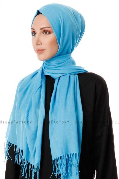 Aysel - Turquoise Pashmina Hijab - Gülsoy