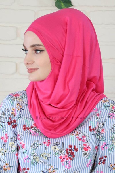 Wilda - Fuchsia Cotton Hijab