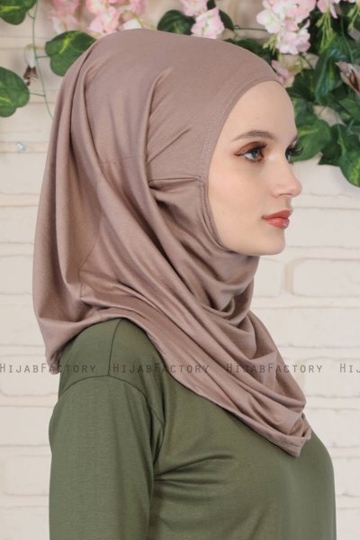 Wilda - Taupe Cotton Hijab