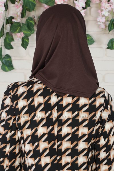 Wilda - Brown Cotton Hijab