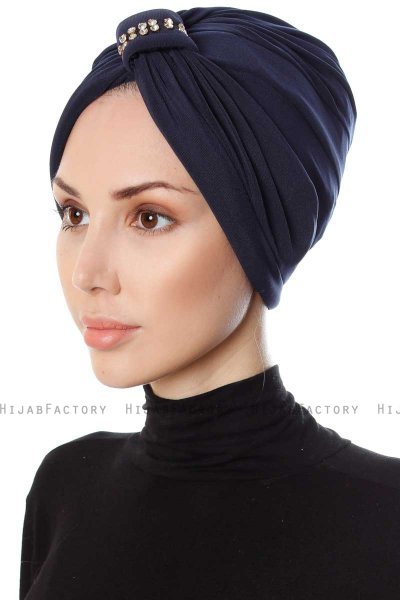 Bahar - Navy Blue Turban
