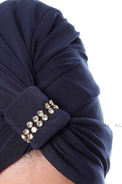 Bahar - Navy Blue Turban