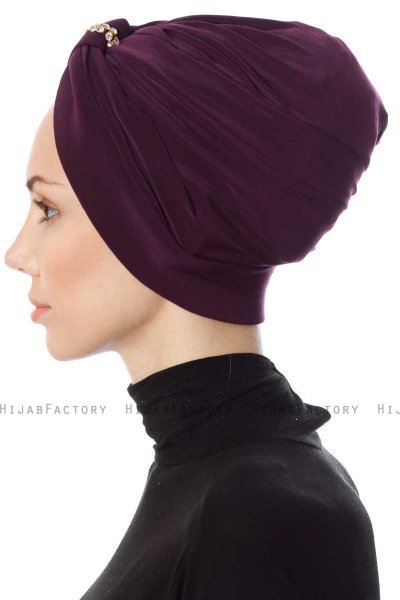 Bahar - Plum Turban