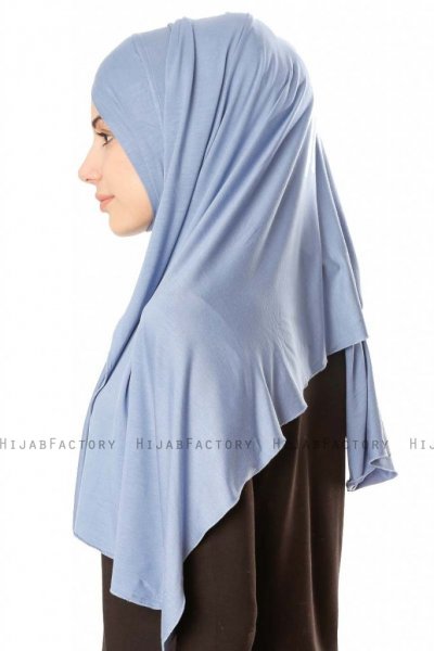 Betul - Indigo 1X Jersey Hijab - Ecardin