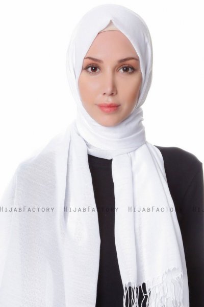 Buse Vit Hijab Sehr-i Sal 400121a